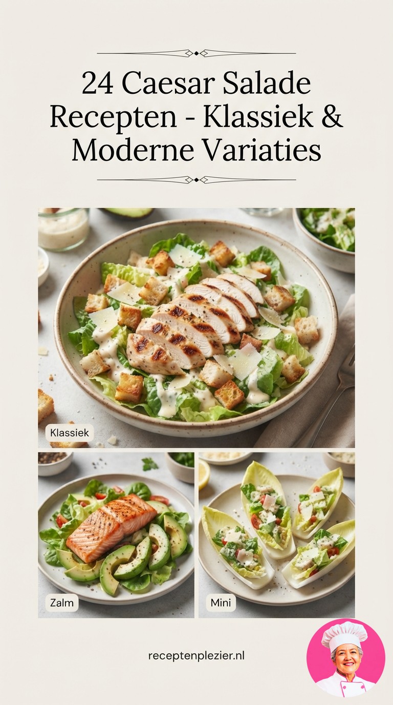 24 Caesar Salade Recepten - Klassiek & Moderne Variaties