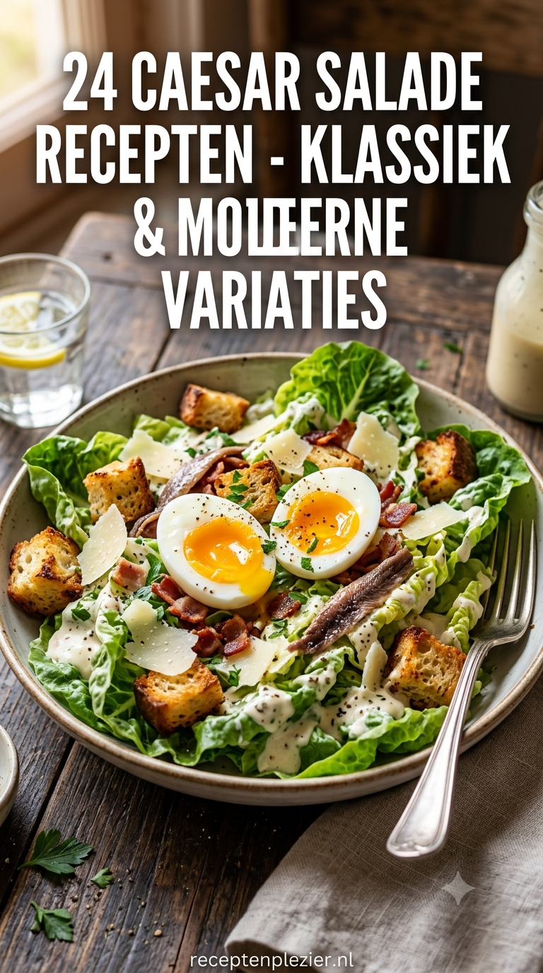 24 Caesar Salade Recepten - Klassiek & Moderne Variaties