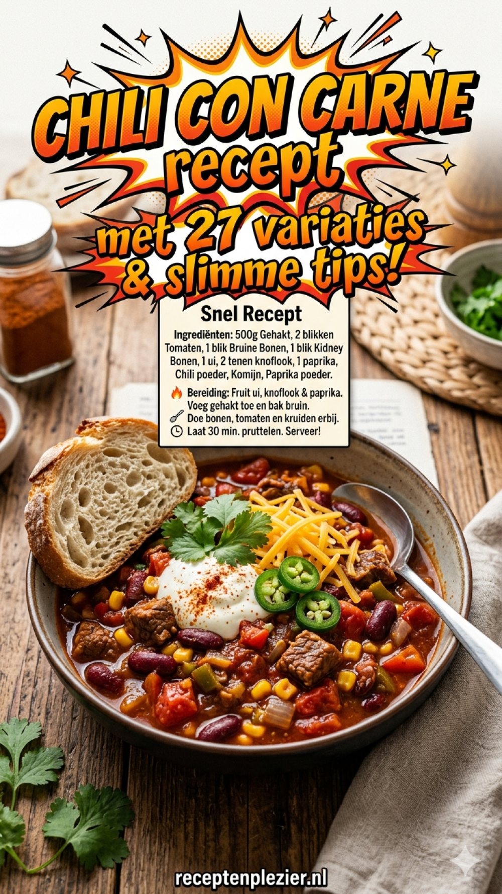 Chili con carne recept met 27 variaties en slimme tips