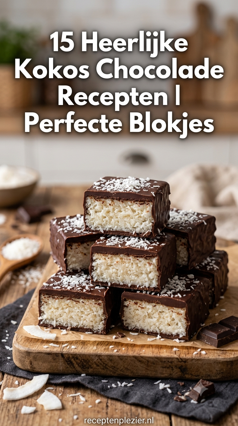 15 Heerlijke Kokos Chocolade Recepten | Perfecte Blokjes