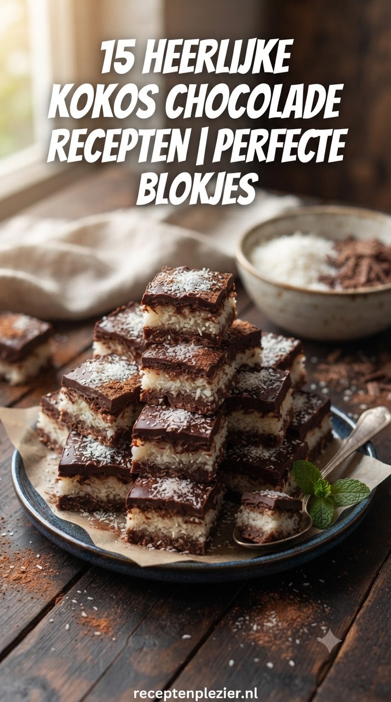 15 Heerlijke Kokos Chocolade Recepten | Perfecte Blokjes