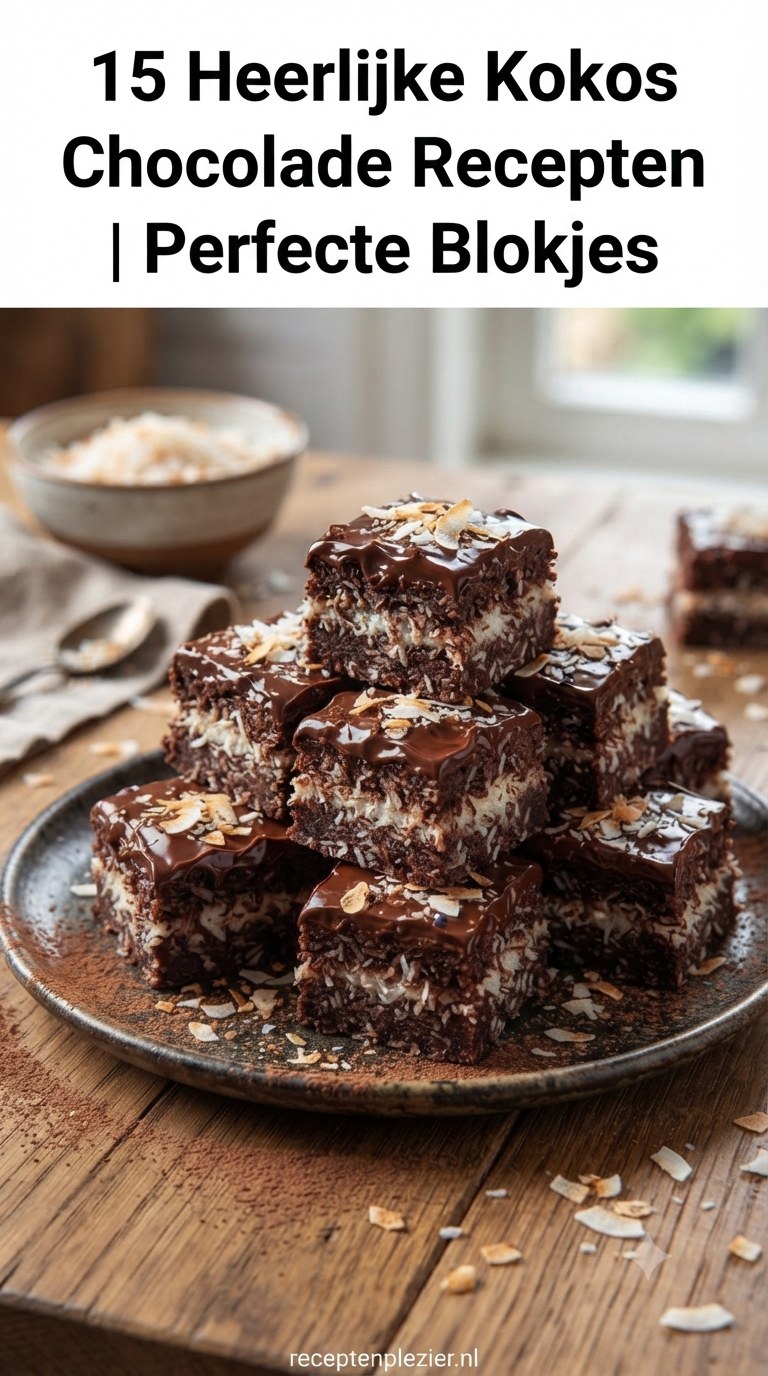 15 Heerlijke Kokos Chocolade Recepten | Perfecte Blokjes
