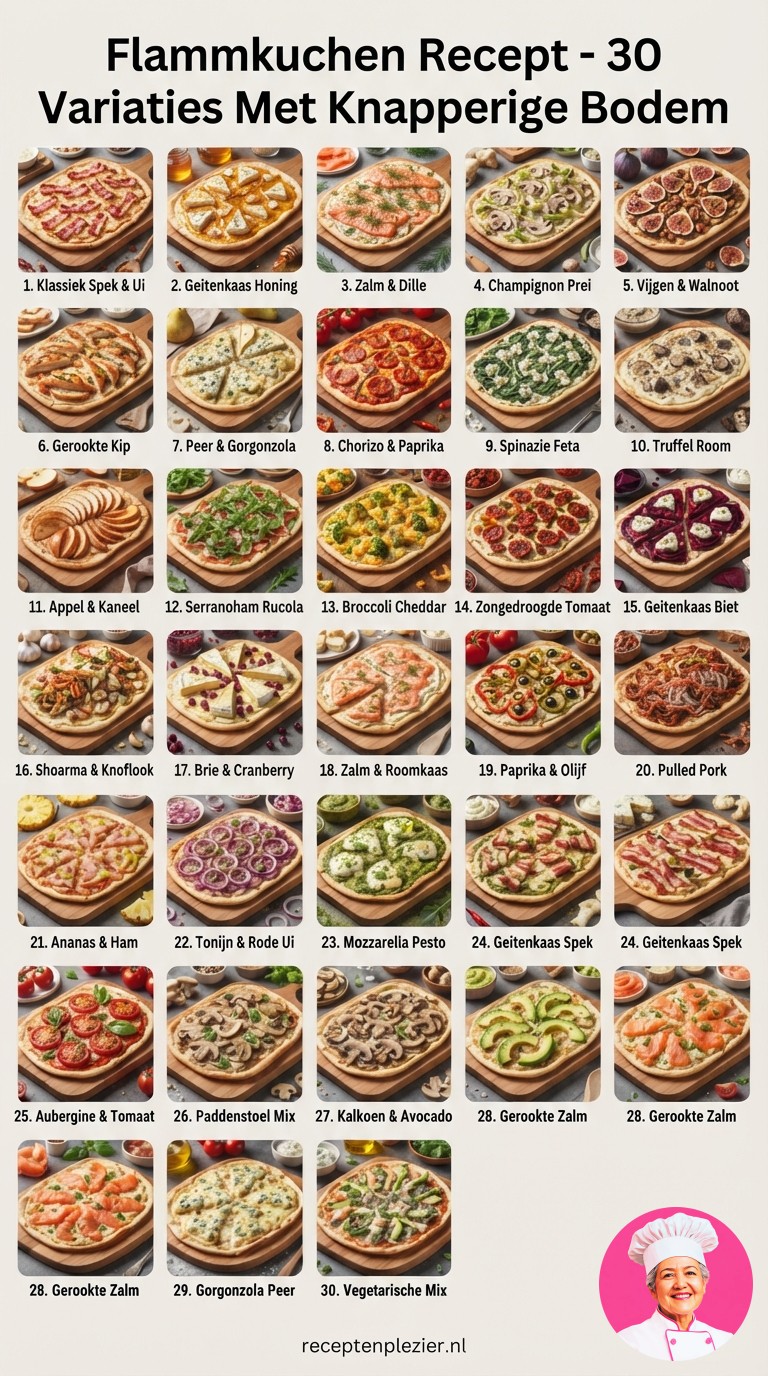 Flammkuchen Recept - 30 Variaties Met Knapperige Bodem