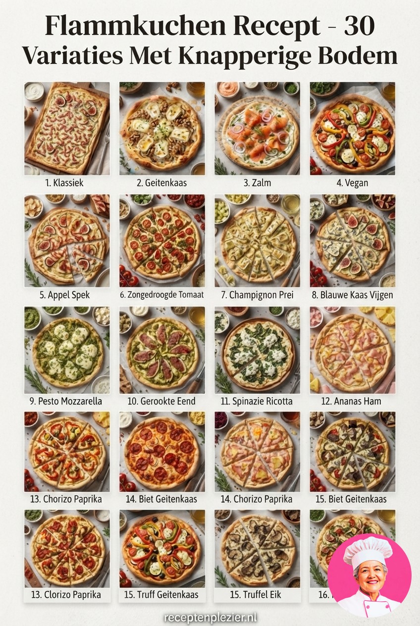 Flammkuchen Recept - 30 Variaties Met Knapperige Bodem