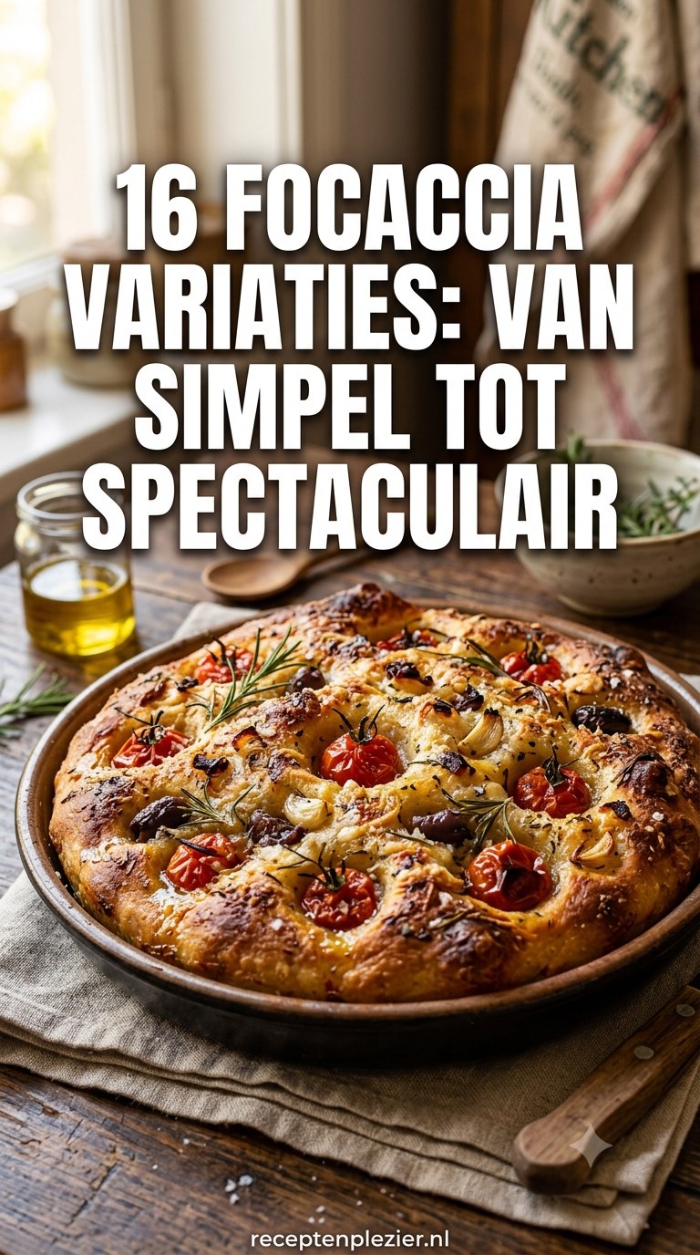 16 Focaccia Variaties: Van Simpel tot Spectaculair