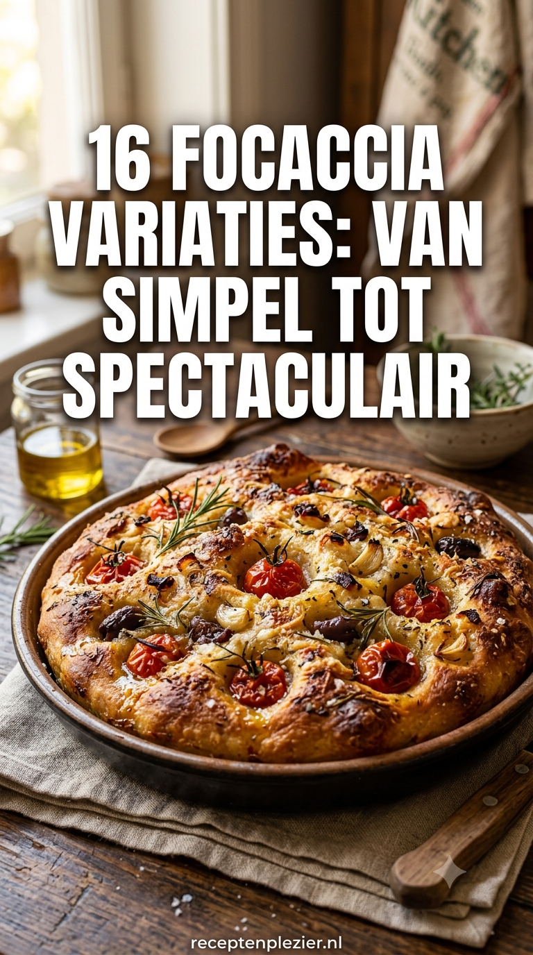 16 Focaccia Variaties: Van Simpel tot Spectaculair