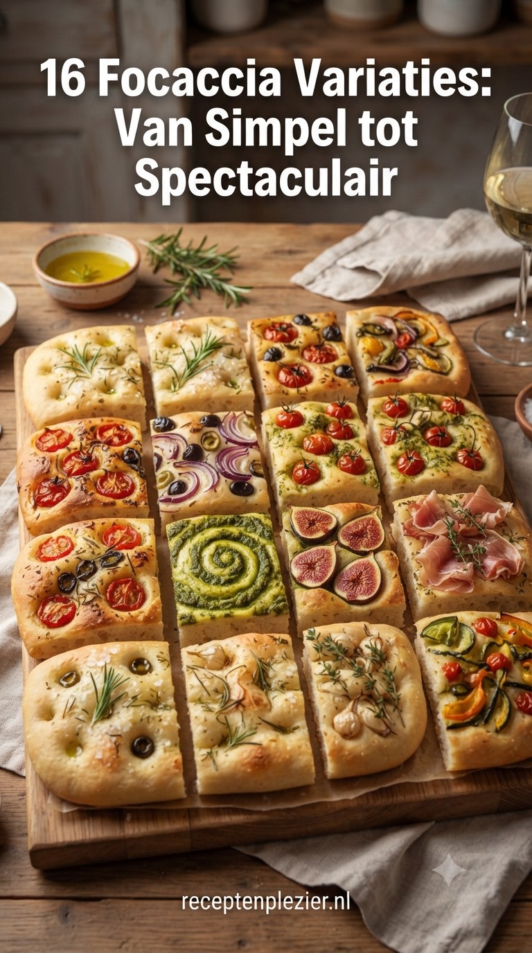 16 Focaccia Variaties: Van Simpel tot Spectaculair