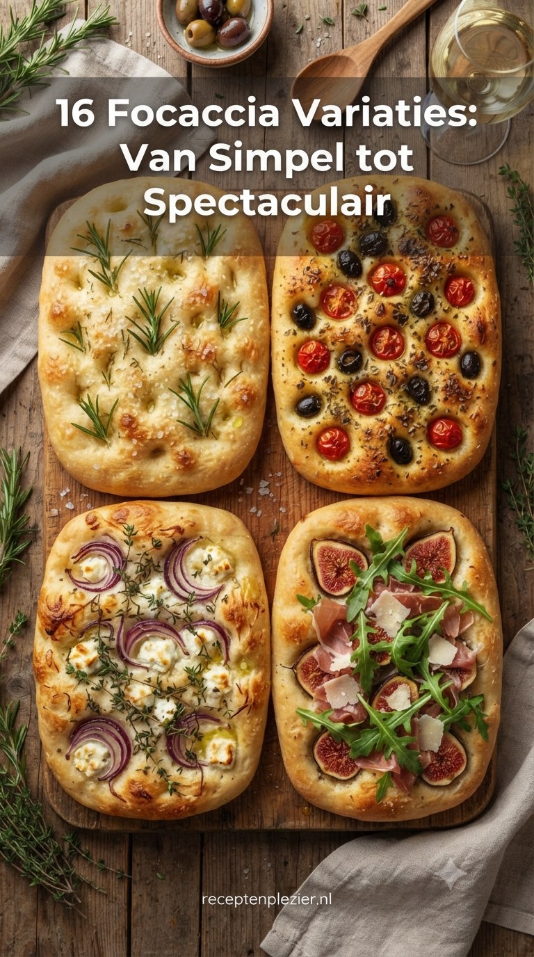 16 Focaccia Variaties: Van Simpel tot Spectaculair