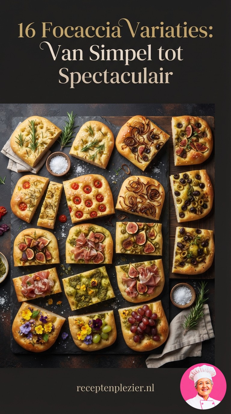 16 Focaccia Variaties: Van Simpel tot Spectaculair