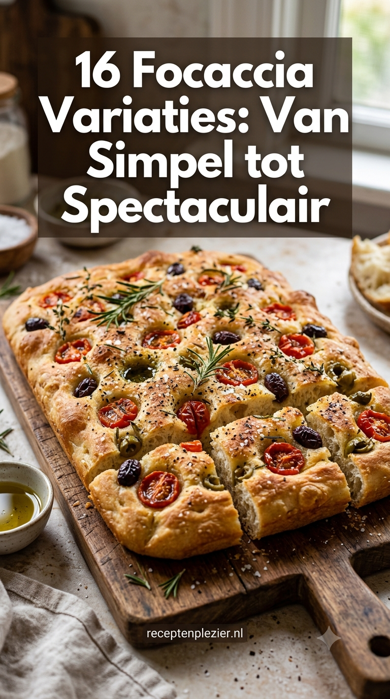 16 Focaccia Variaties: Van Simpel tot Spectaculair