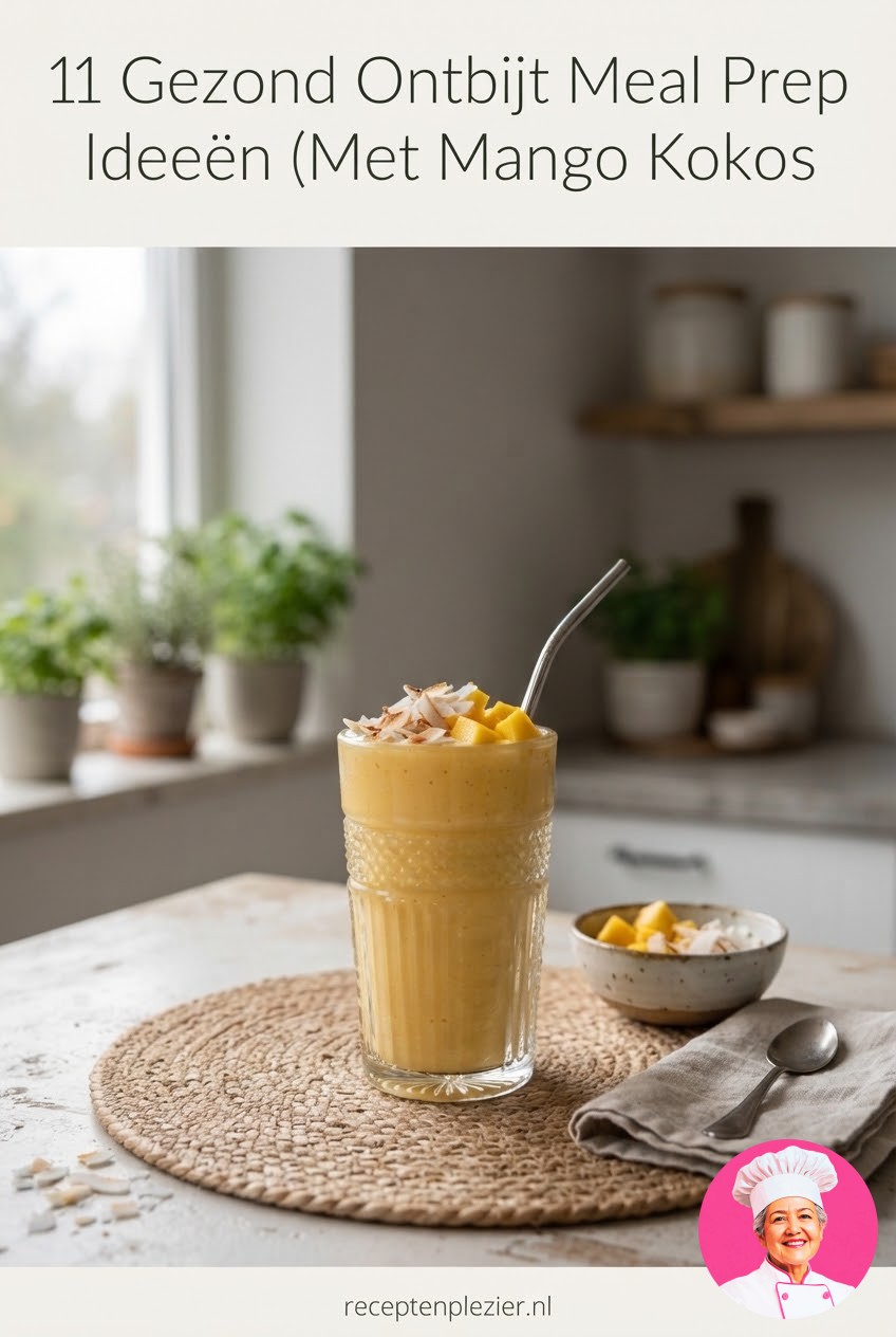 11 Gezond Ontbijt Meal Prep Ideeën (Met Mango Kokos