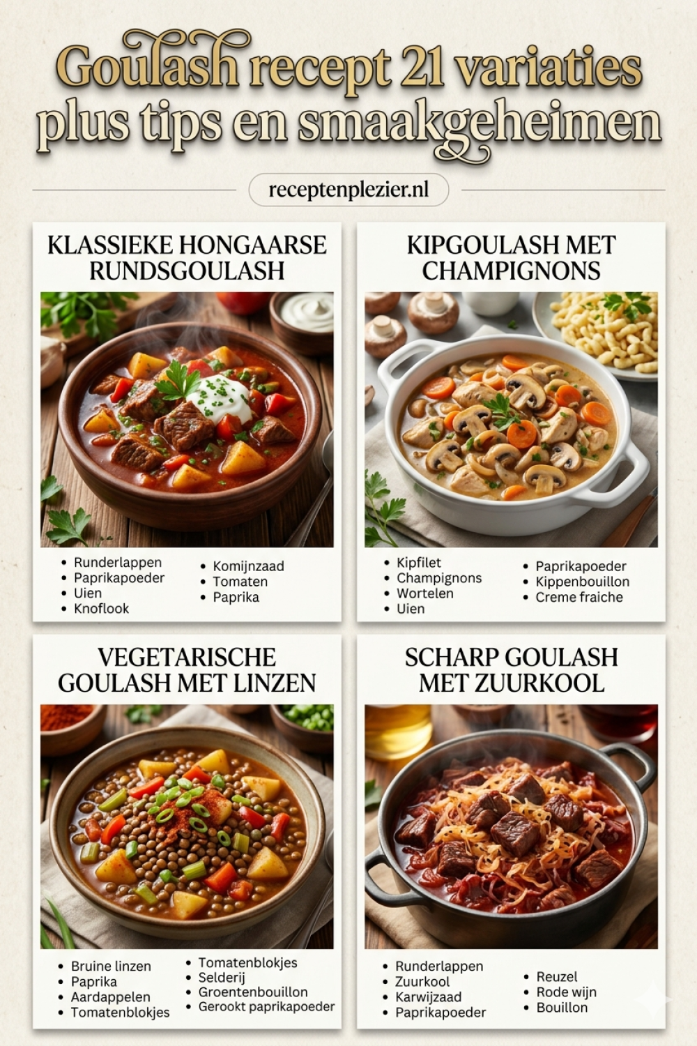 Goulash Recept - 21 Variaties, Tips En Smaakgeheimen