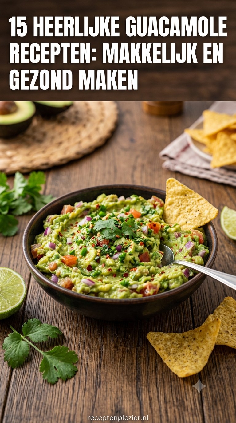 15 Heerlijke Guacamole Recepten: Makkelijk en Gezond Maken