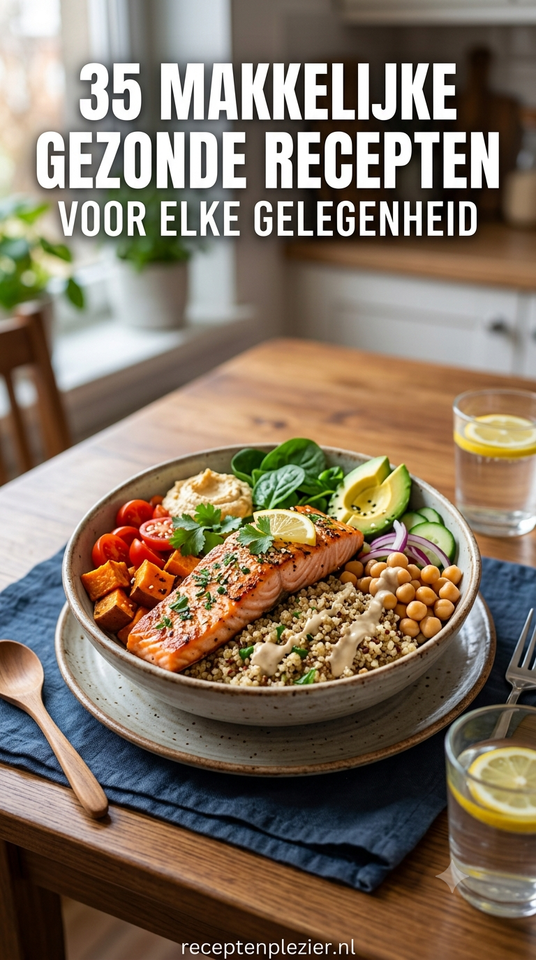 35 Makkelijke Gezonde Recepten voor Elke Gelegenheid