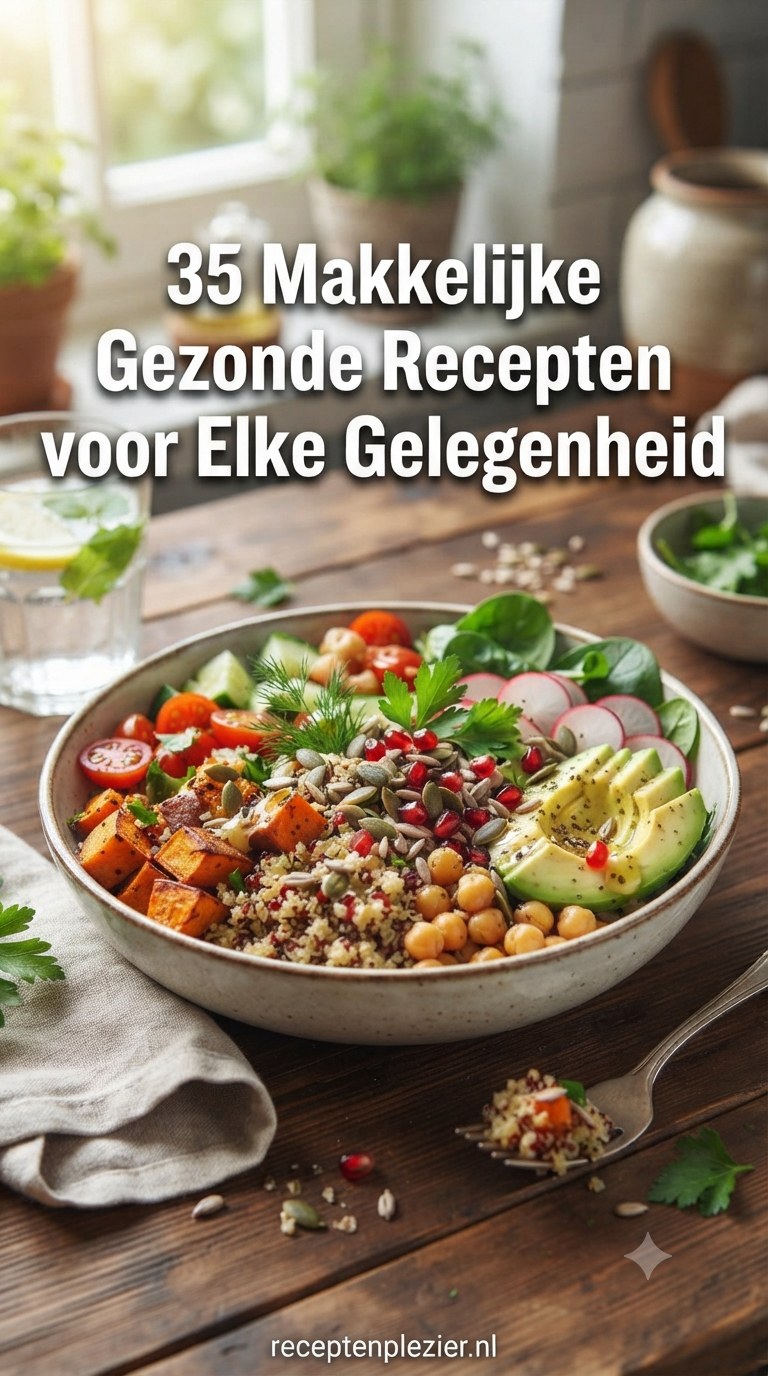 35 Makkelijke Gezonde Recepten voor Elke Gelegenheid