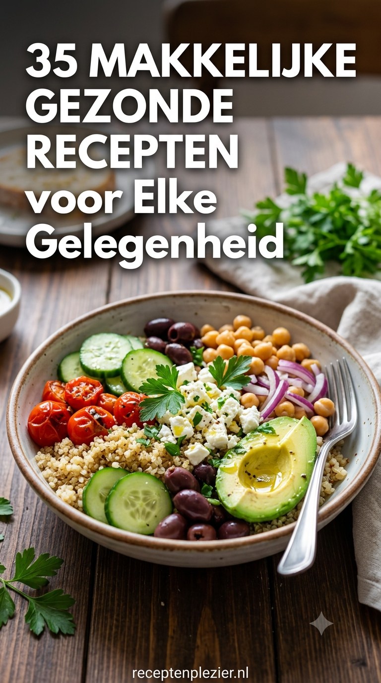 35 Makkelijke Gezonde Recepten voor Elke Gelegenheid
