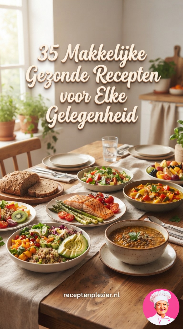 35 Makkelijke Gezonde Recepten voor Elke Gelegenheid