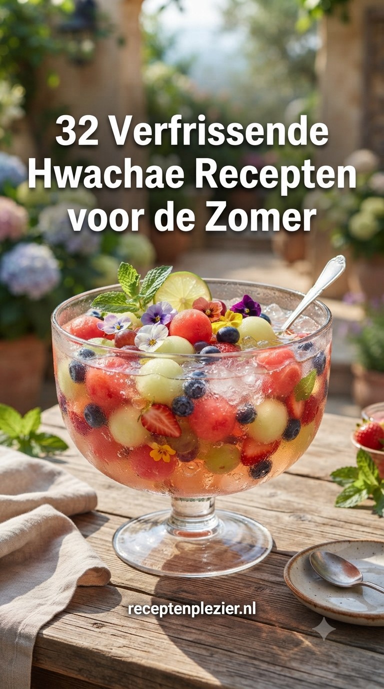 32 Verfrissende Hwachae Recepten voor de Zomer
