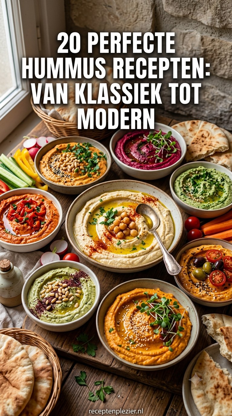 20 Perfecte Hummus Recepten: Van Klassiek tot Modern