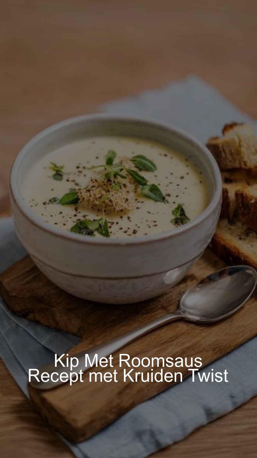 Kip Met Roomsaus Recept met Kruiden Twist