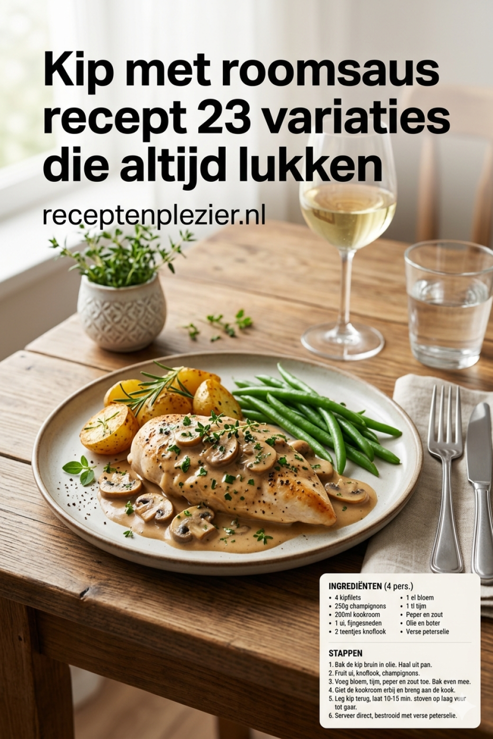 Kip Met Roomsaus Recept - 23 Variaties En Tips