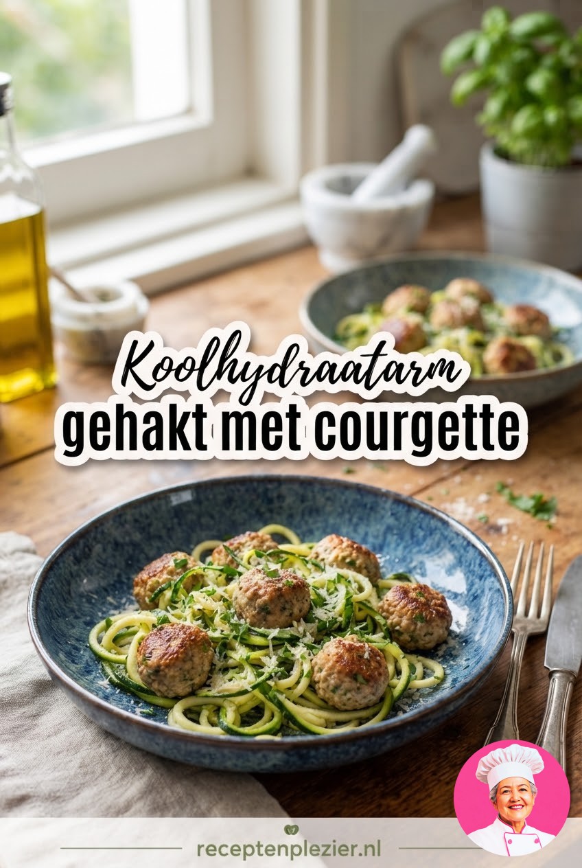 Koolhydraatarm gehakt met courgette