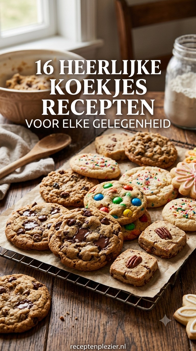 16 Heerlijke Koekjes Recepten voor Elke Gelegenheid