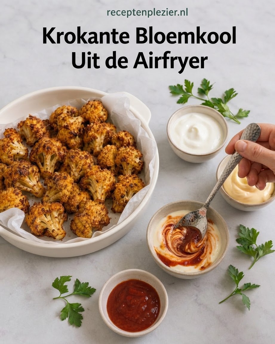 Krokante Bloemkool Uit de Airfryer