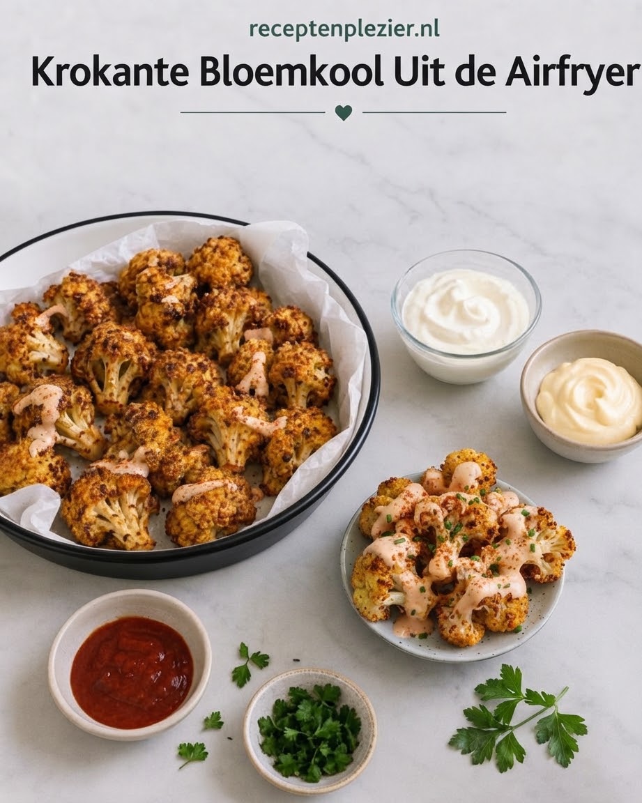 Krokante Bloemkool Uit de Airfryer