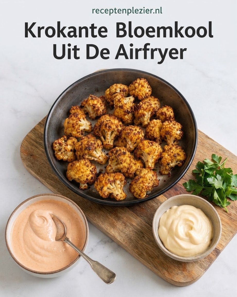 Krokante Bloemkool Uit De Airfryer