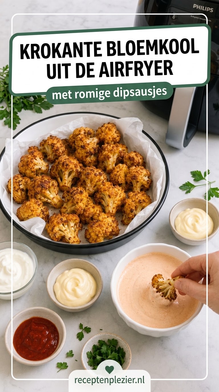 Krokante Bloemkool Uit De Airfryer