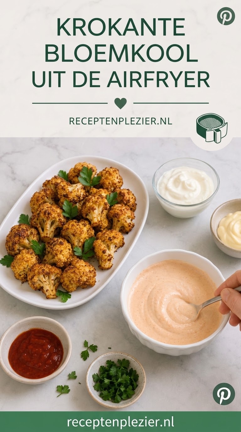 Krokante Bloemkool Uit De Airfryer