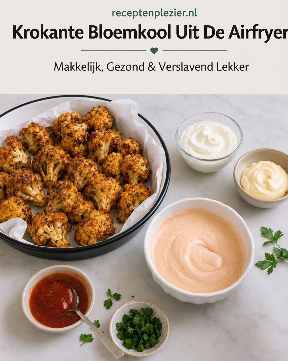 Krokante Bloemkool Uit De Airfryer