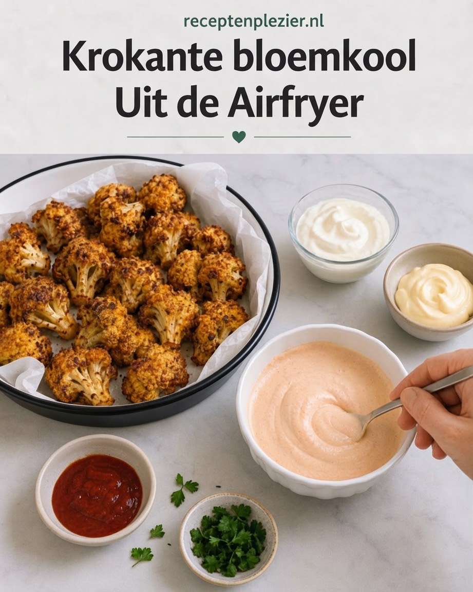 Krokante Bloemkool Uit de Airfryer
