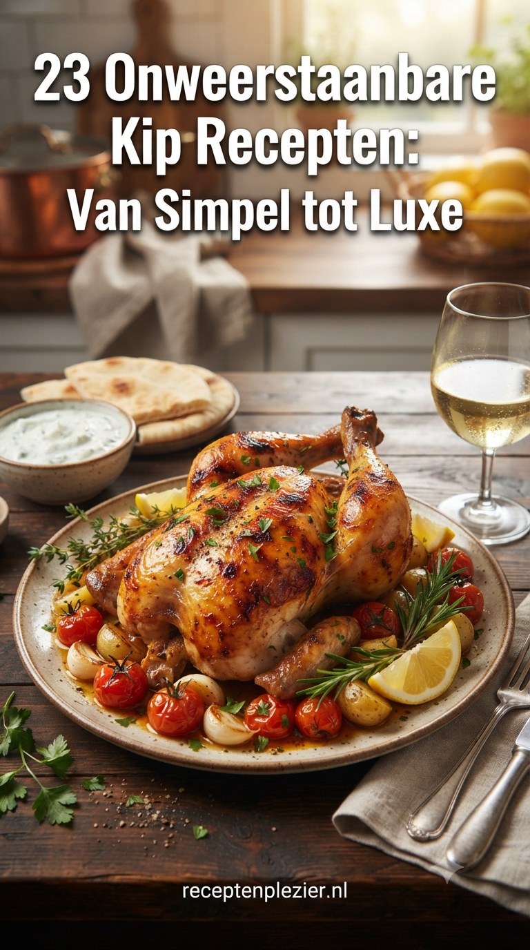 23 Onweerstaanbare Kip Recepten: Van Simpel tot Luxe