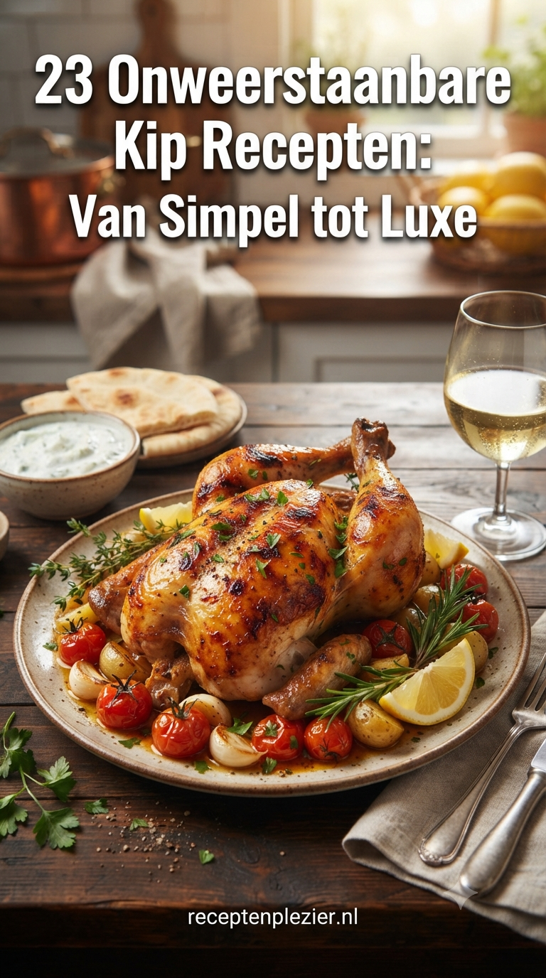 23 Onweerstaanbare Kip Recepten: Van Simpel tot Luxe