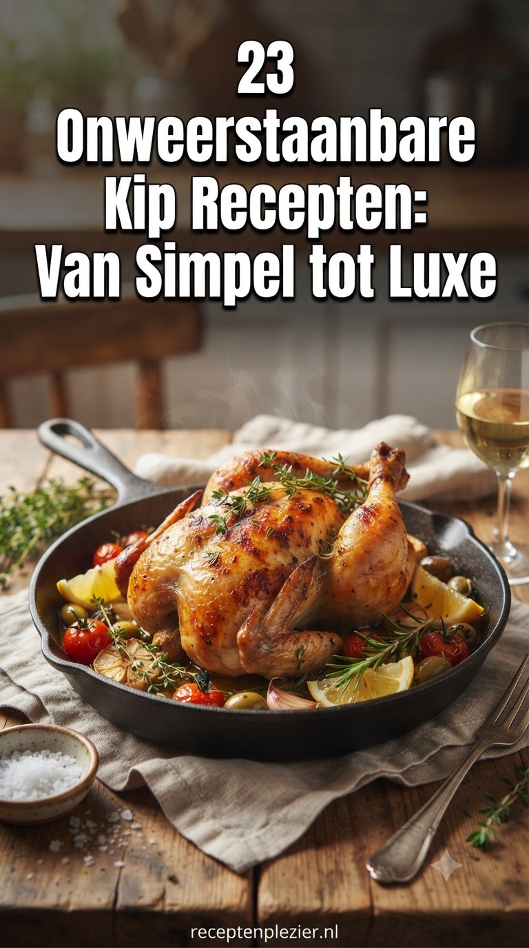 23 Onweerstaanbare Kip Recepten: Van Simpel tot Luxe