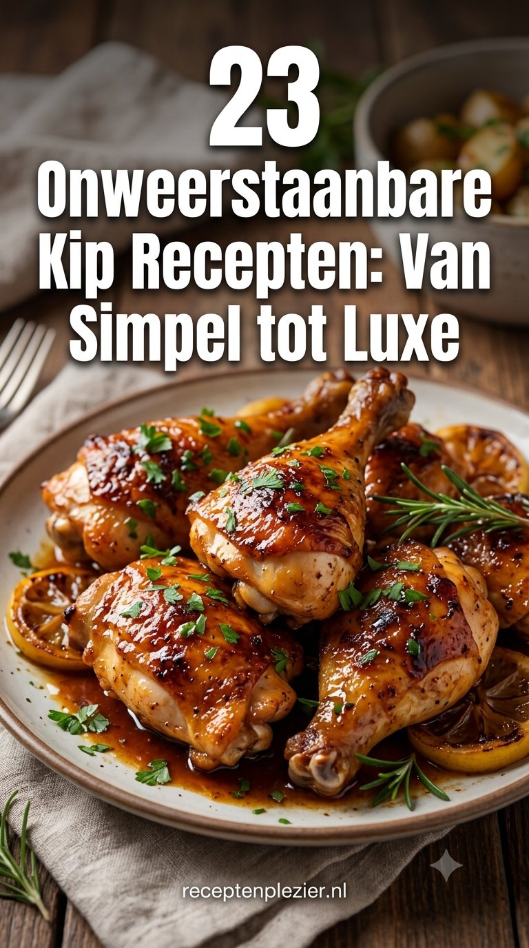 23 Onweerstaanbare Kip Recepten: Van Simpel tot Luxe
