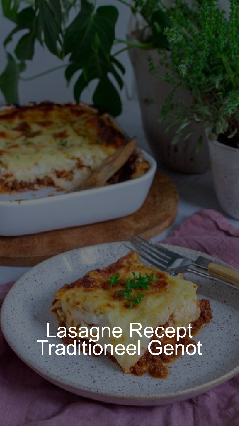 Lasagne Recept Traditioneel Genot