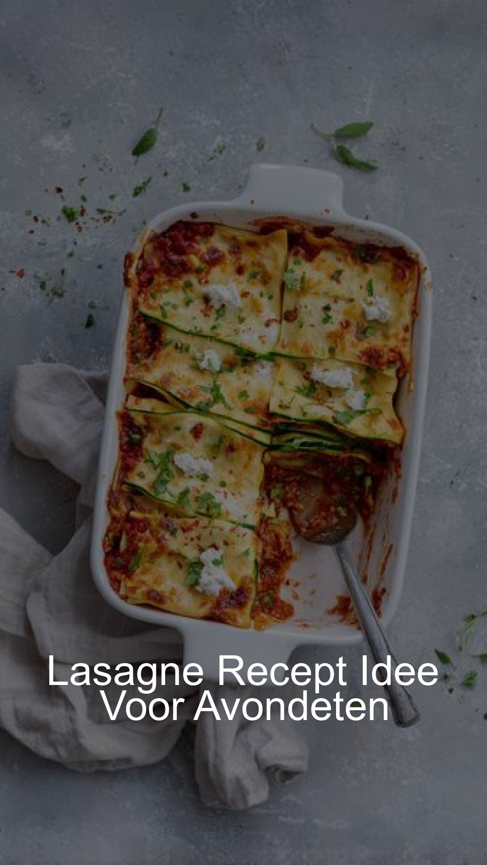 Lasagne Recept Idee Voor Avondeten