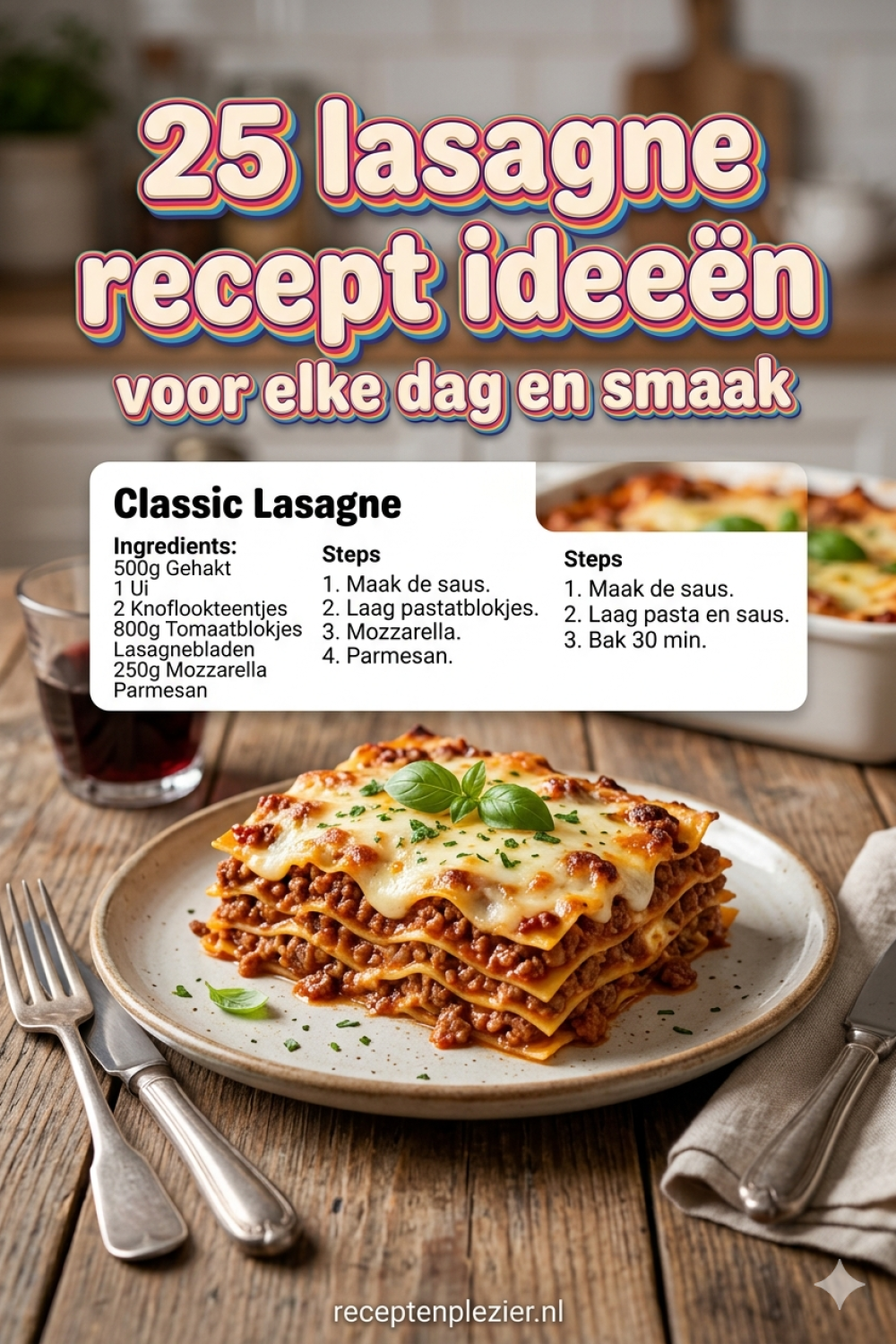 25 lasagne recept ideeën voor elke dag en smaak