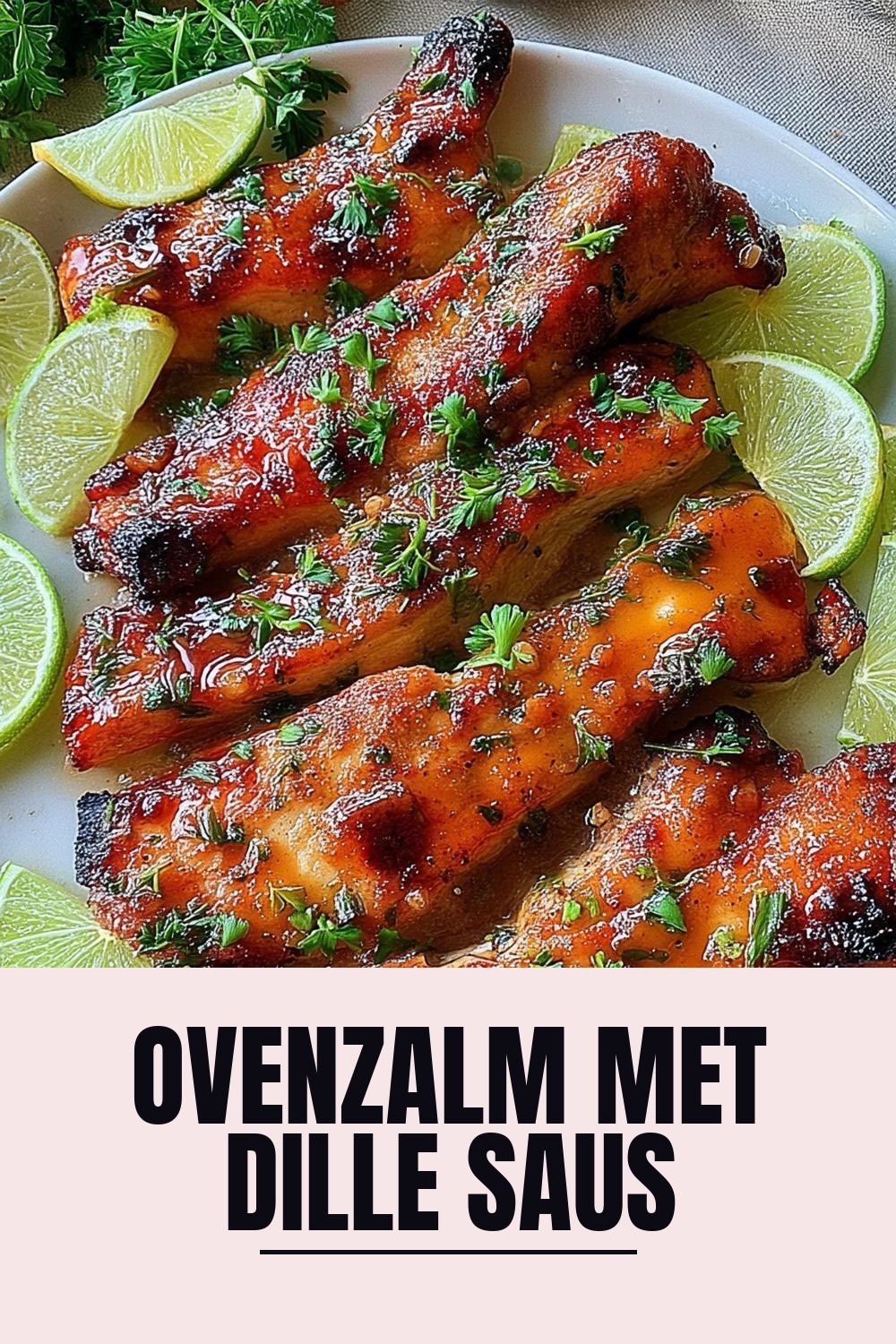 Ovenzalm met dille saus