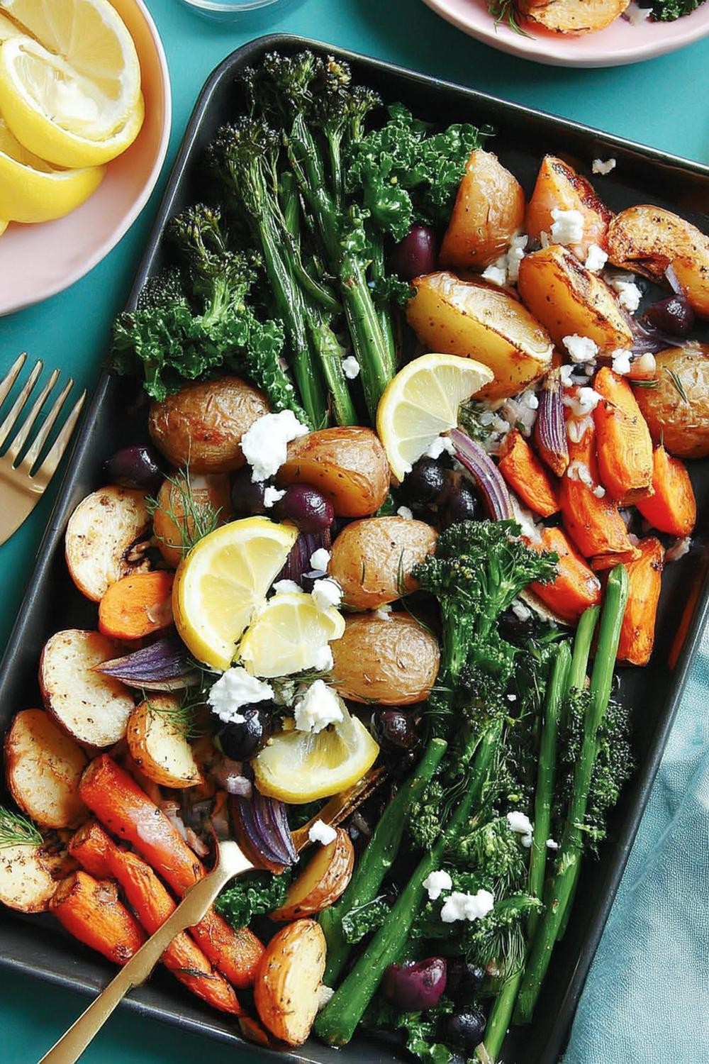 Geroosterde groenten ovenschotel
