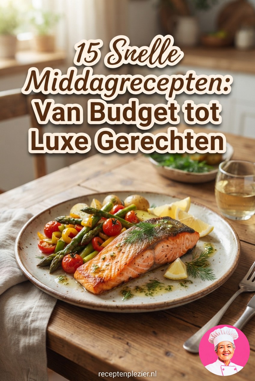 15 Snelle Middagrecepten: Van Budget tot Luxe Gerechten
