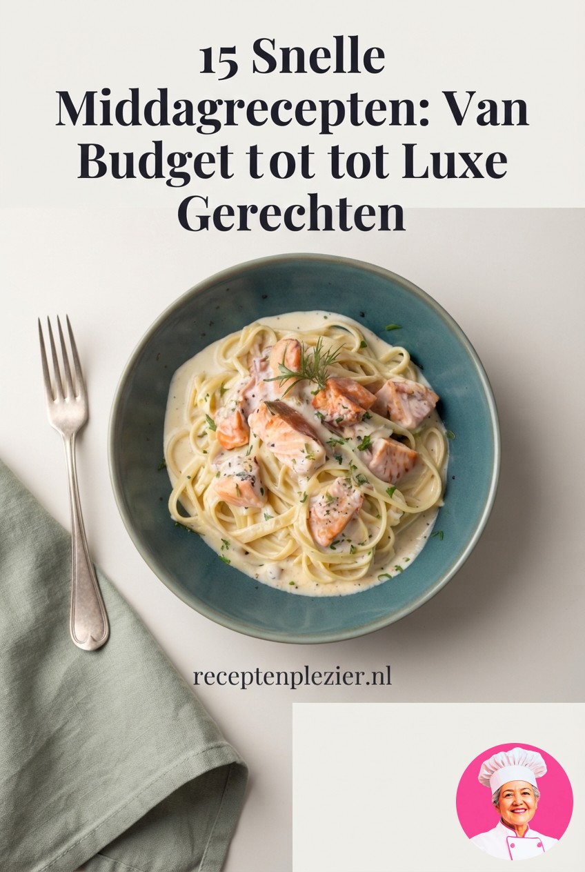 15 Snelle Middagrecepten: Van Budget tot Luxe Gerechten