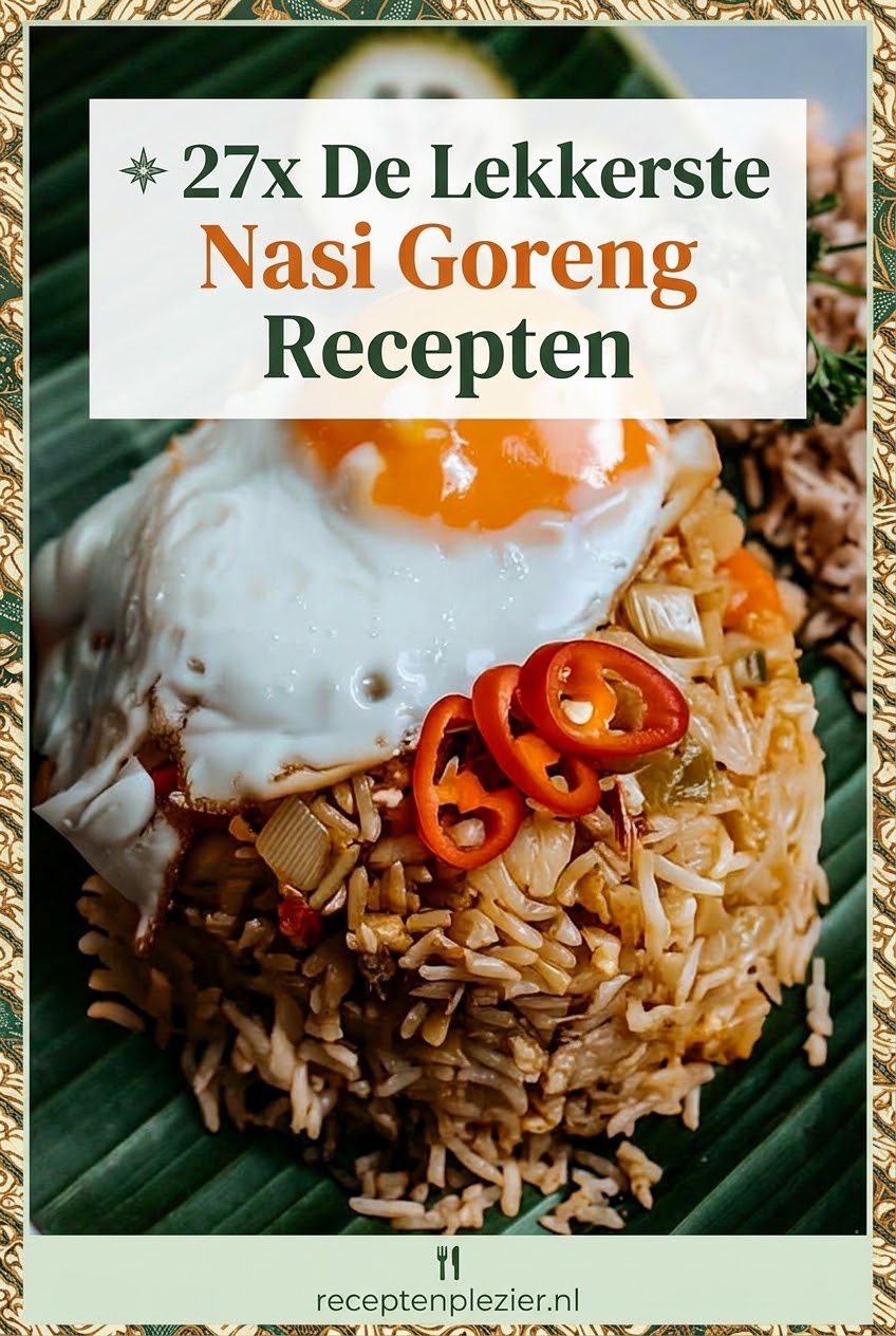 27x De Lekkerste Nasi Goreng Recepten