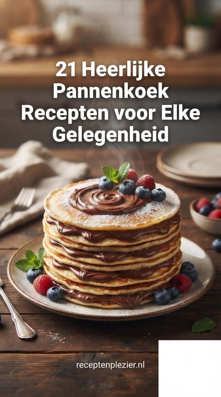 21 Heerlijke Pannenkoek Recepten voor Elke Gelegenheid