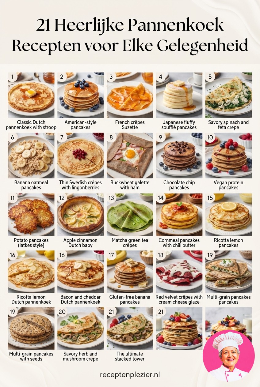 21 Heerlijke Pannenkoek Recepten voor Elke Gelegenheid