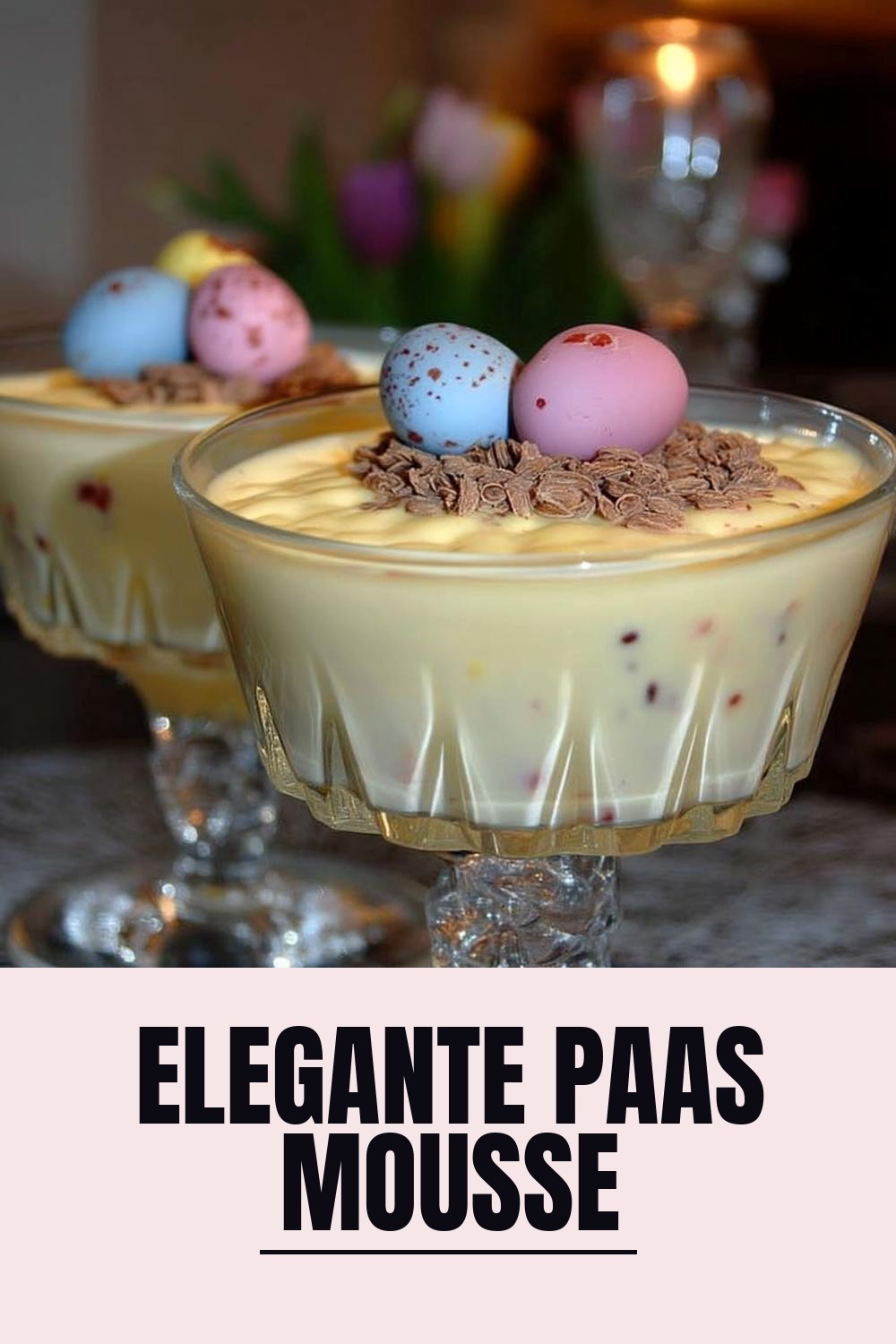 Elegante paas mousse