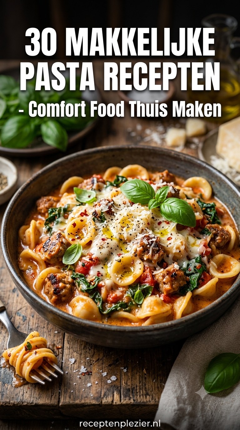 30 Makkelijke Pasta Recepten - Comfort Food Thuis Maken